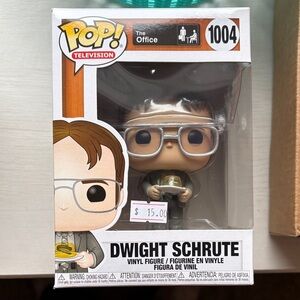 Funko Pop! Dwight Schrute Figure - Brown and Black